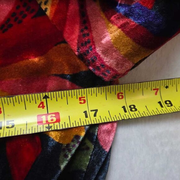 S Farm Rio x Anthropologie Banana Sky velvet mini dress (with flaw) - Picture 12 of 14